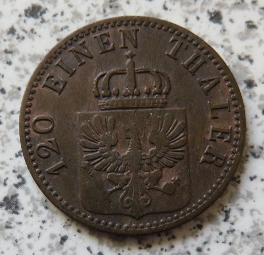  Preussen 3 Pfennig 1866 A   