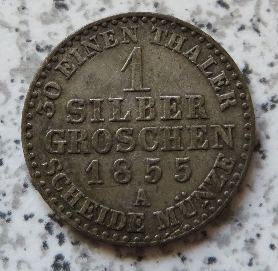  Preussen 1 Groschen 1855 A   
