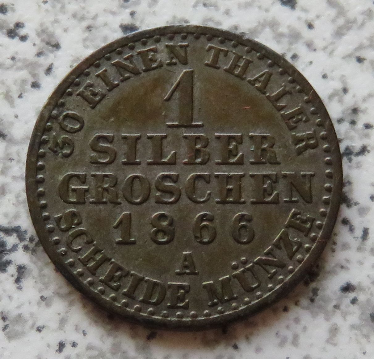  Preussen 1 Groschen 1866 A   