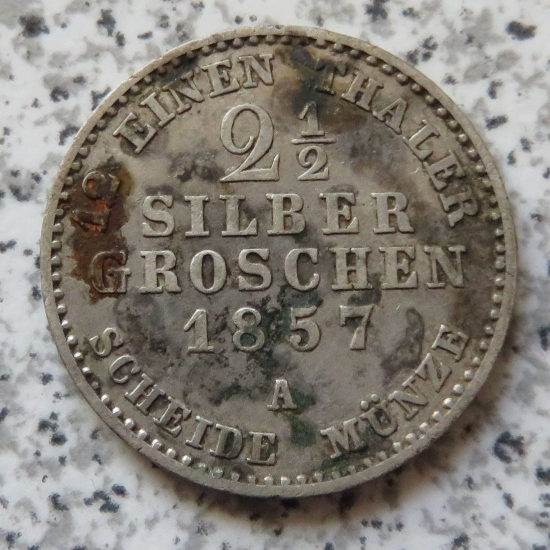  Preussen 2,5 Groschen 1857 A   