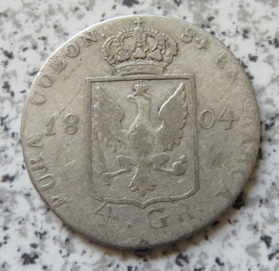  Preussen 4 Groschen 1804 A   
