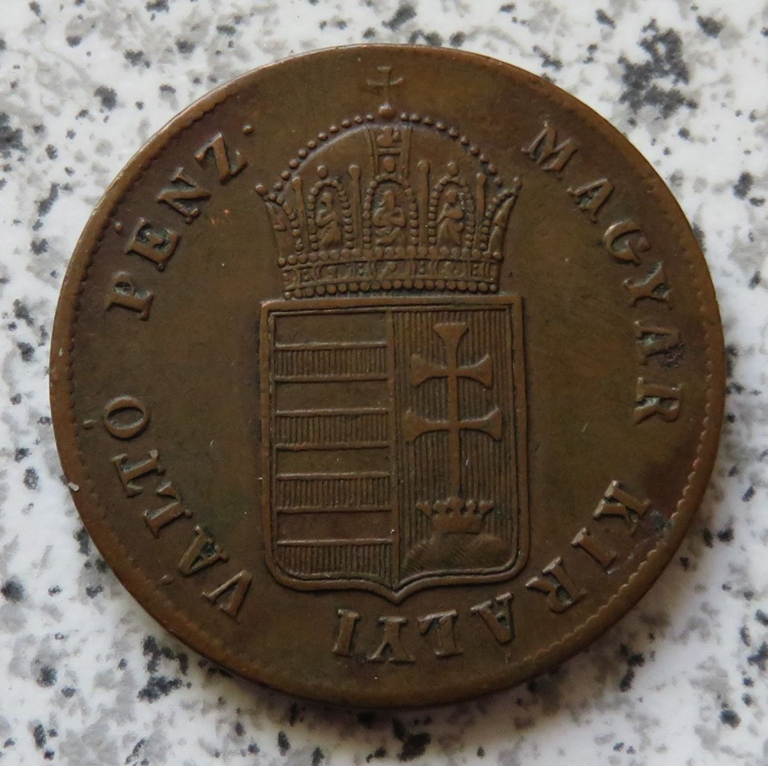  Ungarn Egy Krajczar 1848 / Ungarn 1 Kreuzer 1848   