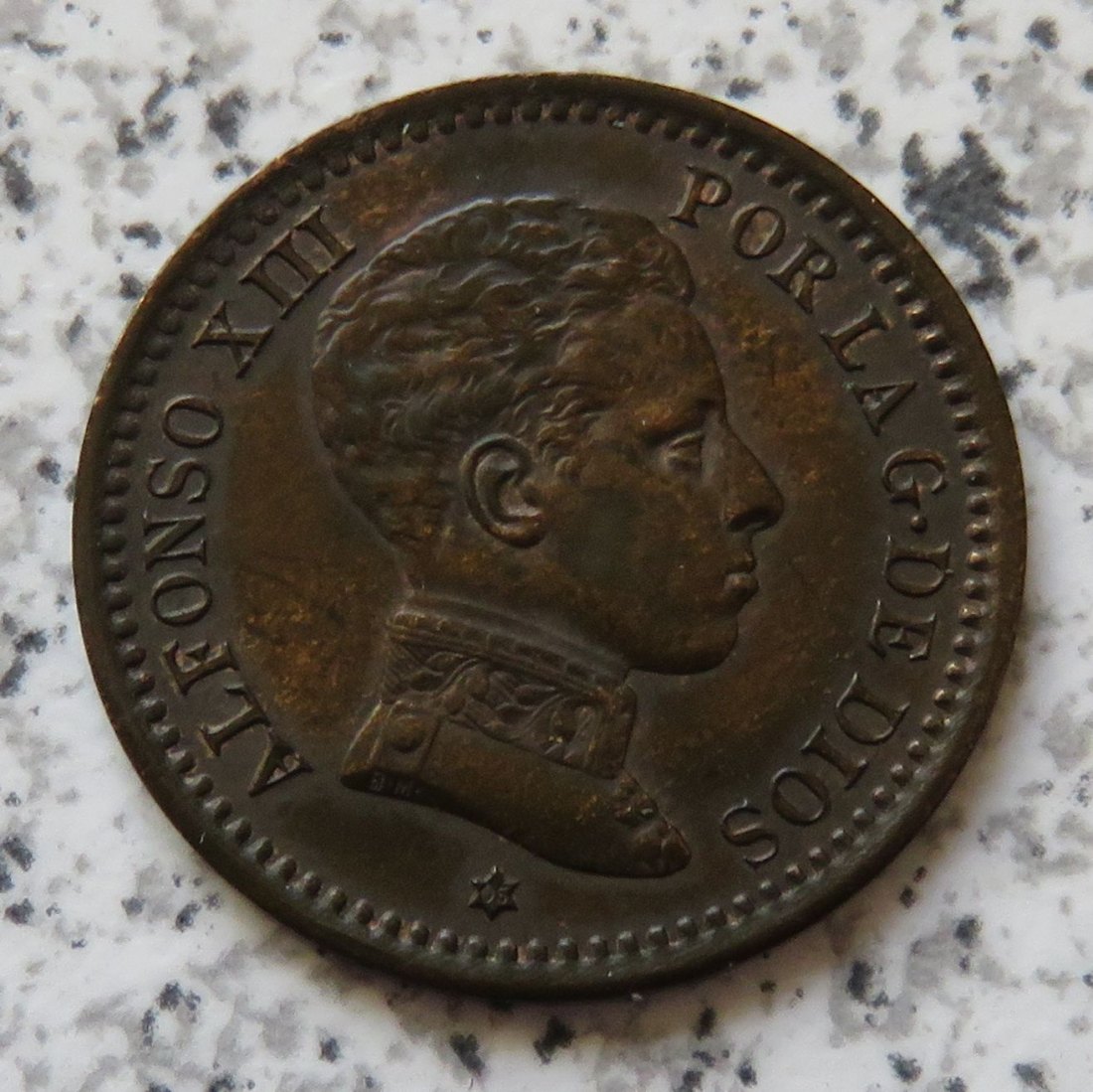  Spanien 2 Centimos 1905   