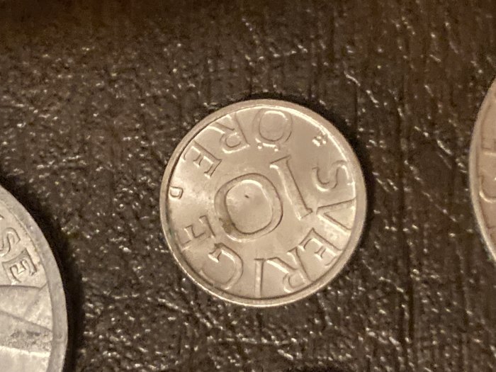  Münze Münzen Umlaufmünze Schweden 10 Öre 1989   