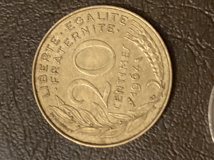 Münze Münzen Umlaufmünze Frankreich 20 Centimes 1964