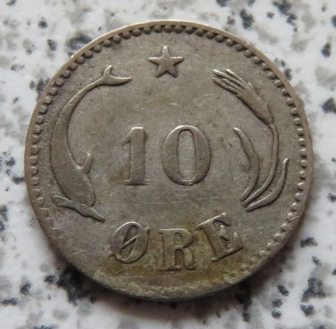 Dänemark 10 Öre 1874   
