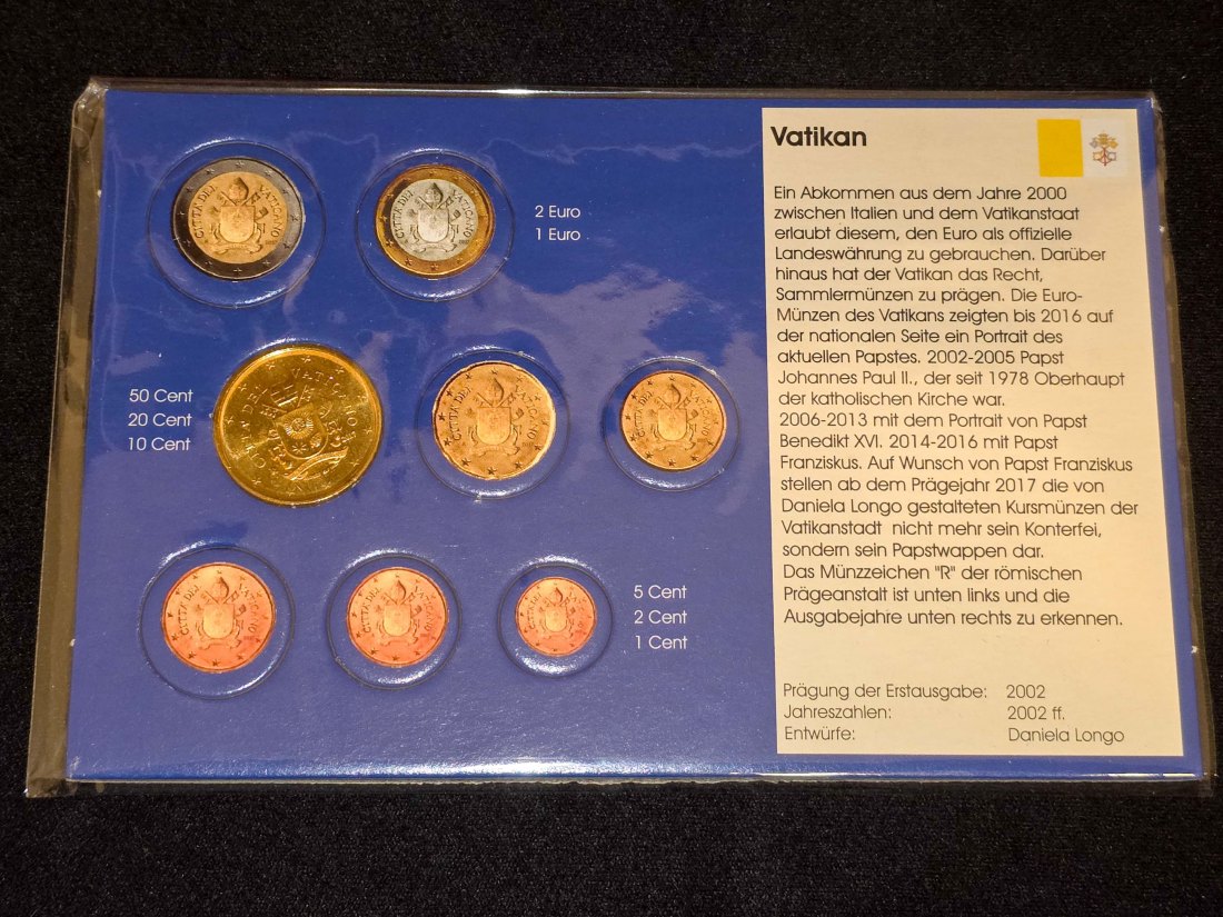  Vatikan, 50Cent, 2017, sehr gut erhalten   