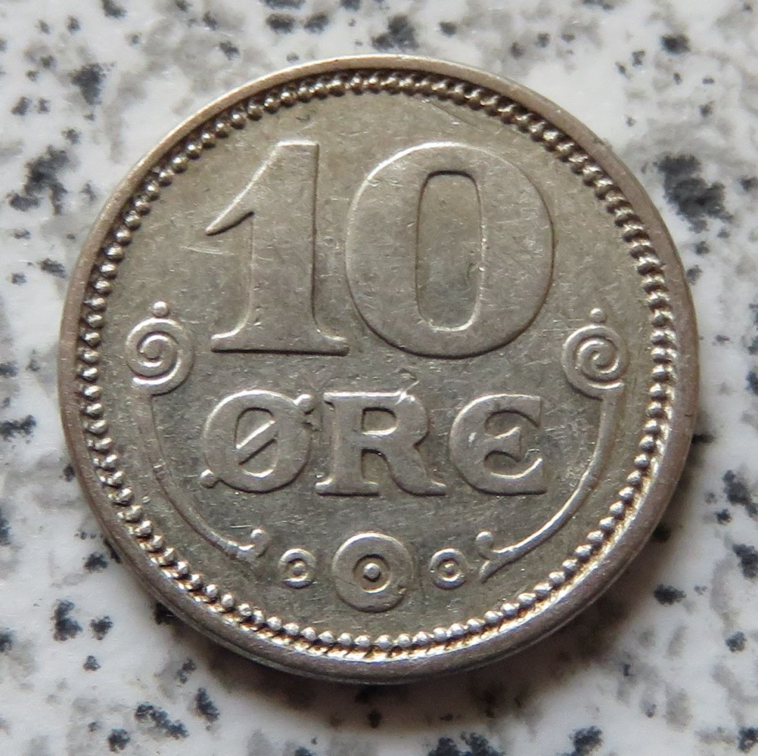  Dänemark 10 Öre 1914   