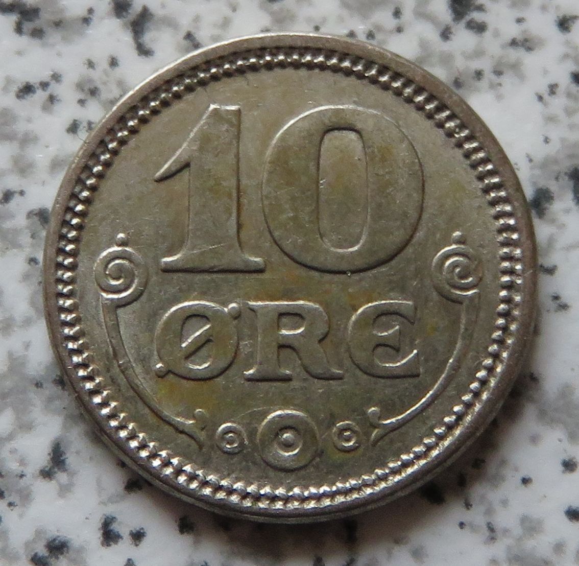  Dänemark 10 Öre 1916   