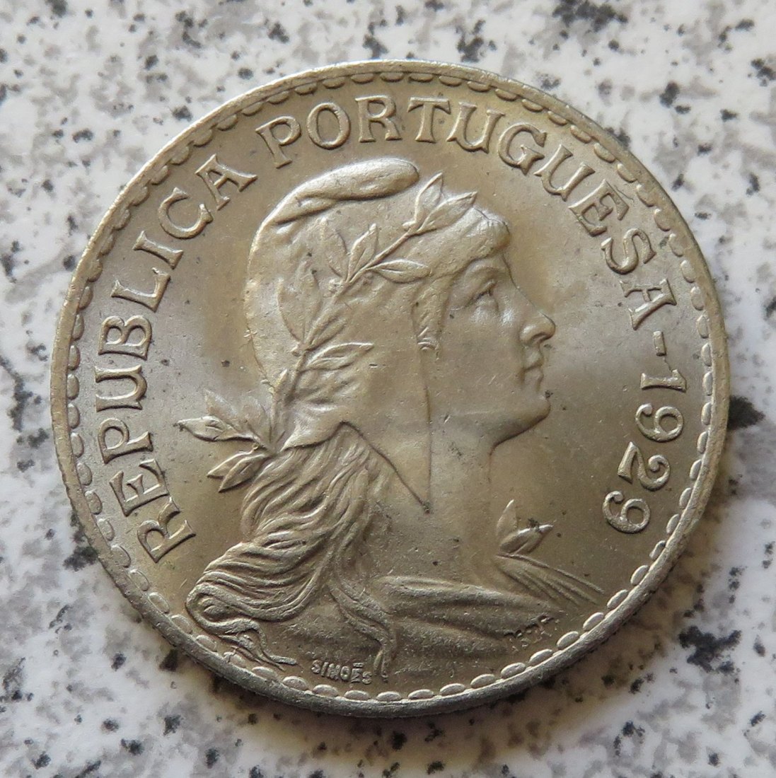  Portugal 1 Escudo 1929   