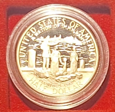  USA, 1/2 Dollar, 1986 Gedenkausgabe 100. Jahrestag Freiheitsstatue gekapselt   