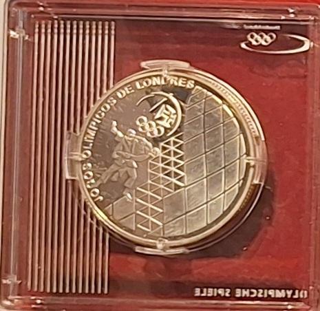  Portugal,2,50 Euro, 2012, Olympische Spiele London 2012 - Silber gekapselt   