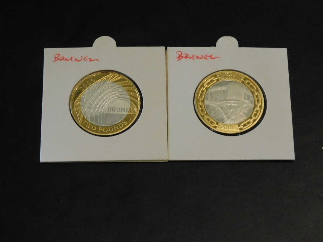 UNITED KINGDOM 2X 2 POUNDS 2006.GRADE-PLEASE SEE PHOTOS.   