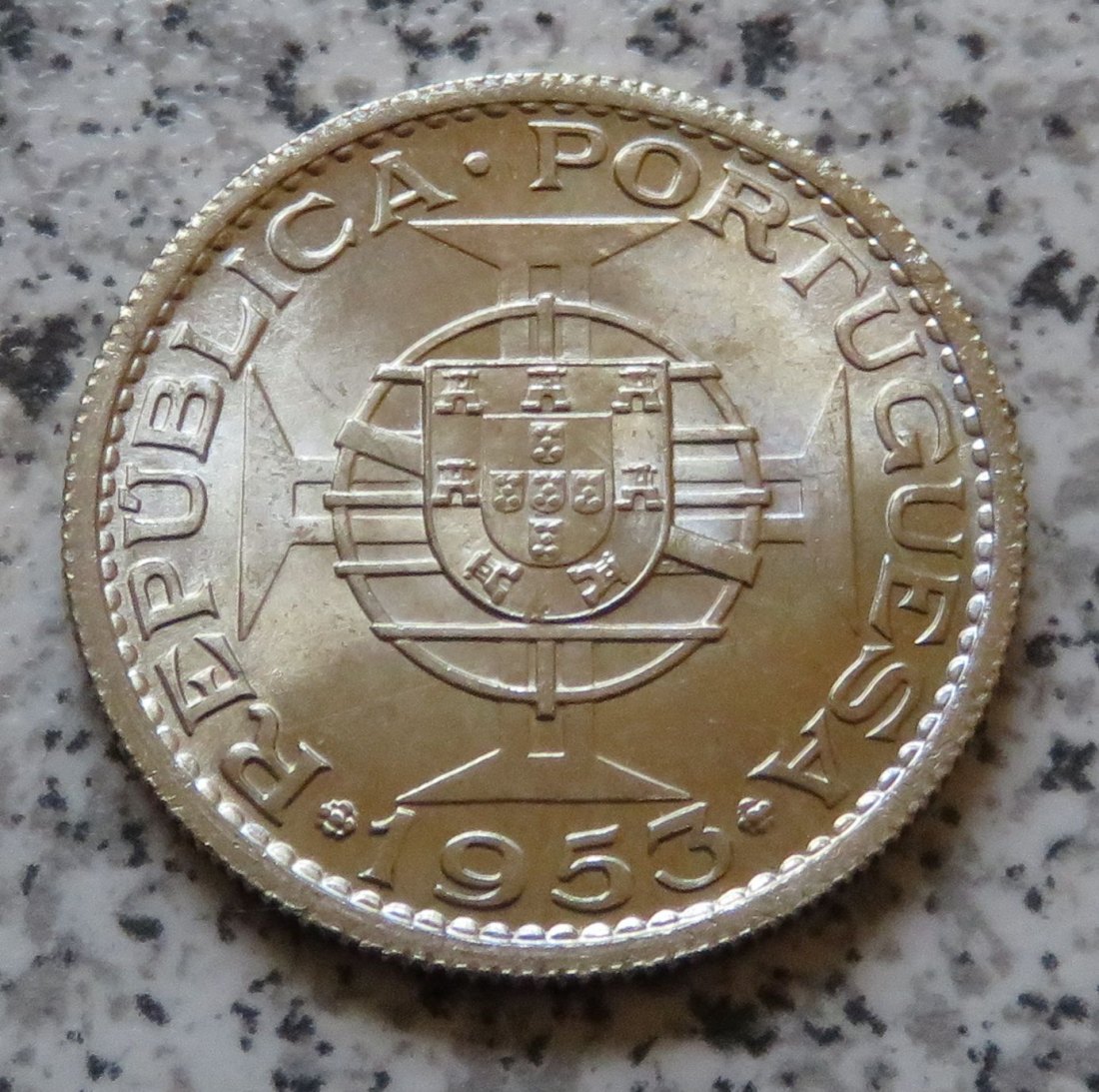  Kapverdische Inseln 10 Escudos 1953   