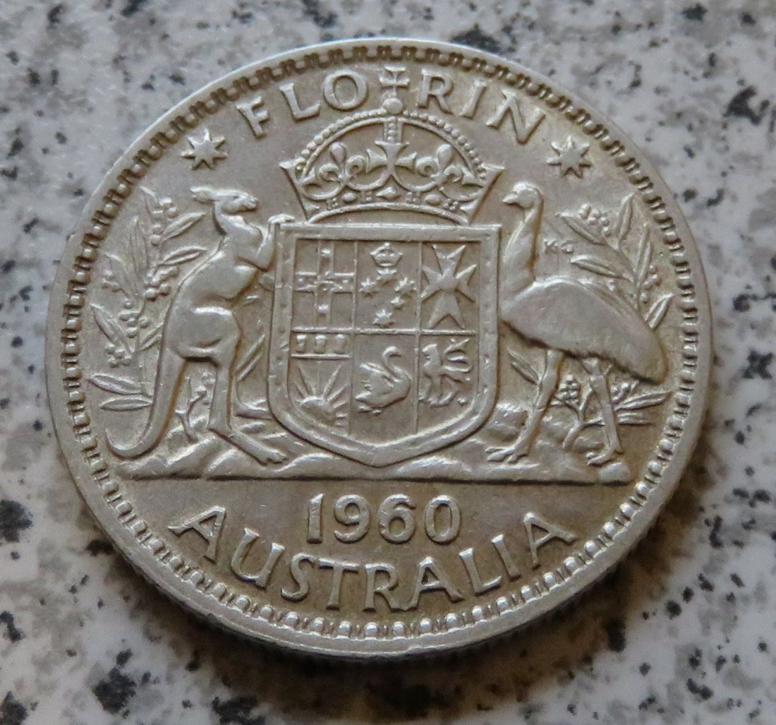  Australien 1 Florin 1960   