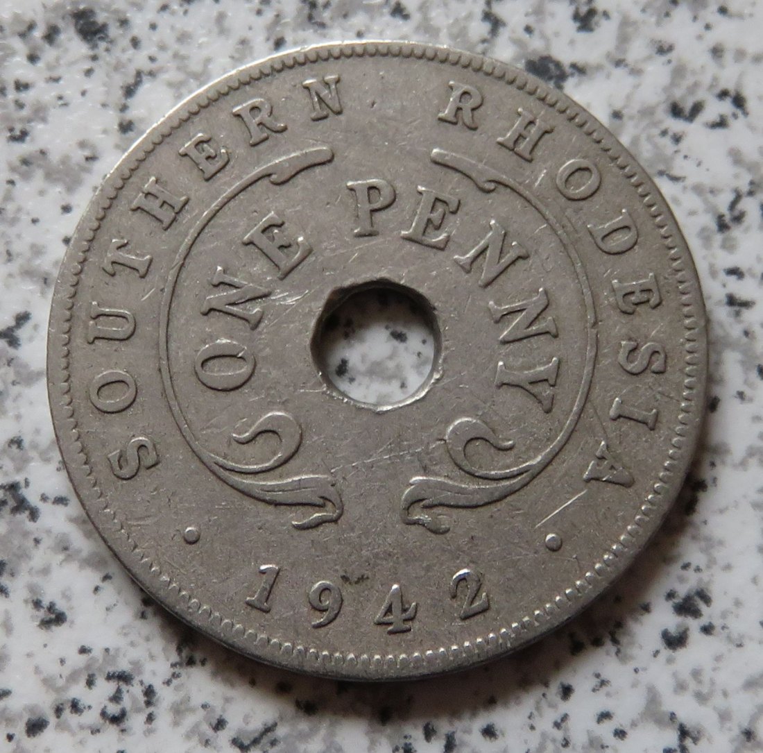  Südrhodesien 1 Penny 1942   