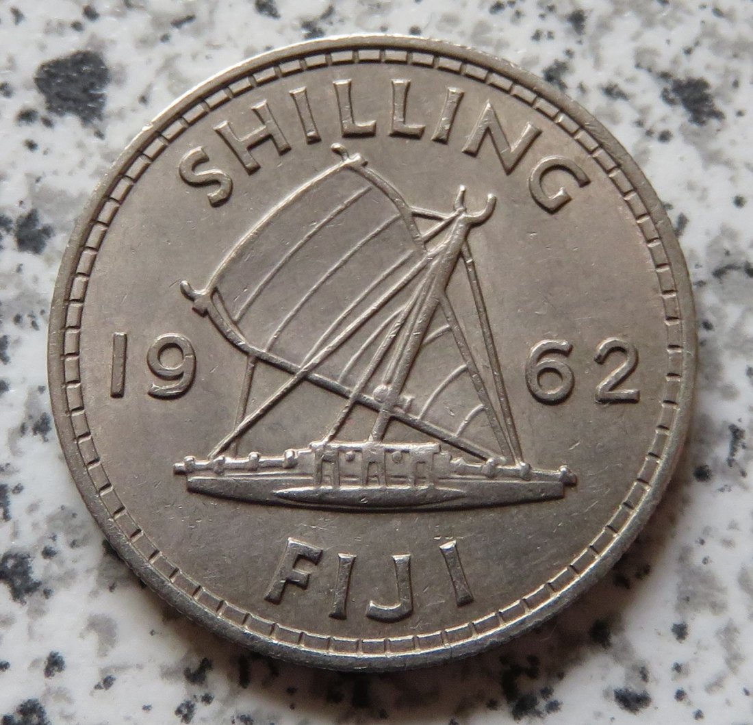  Fiji 1 Shilling 1962   