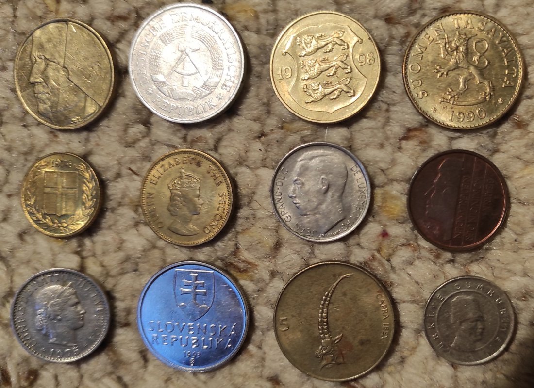  12 Münzen / 12 Länder Europa 1   