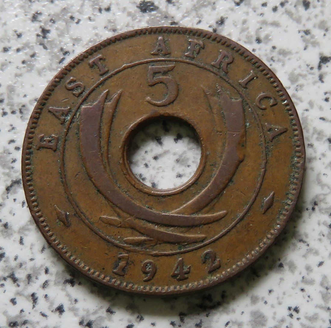  East Africa 5 Cents 1942 / Ostafrika 5 Cents 1942   