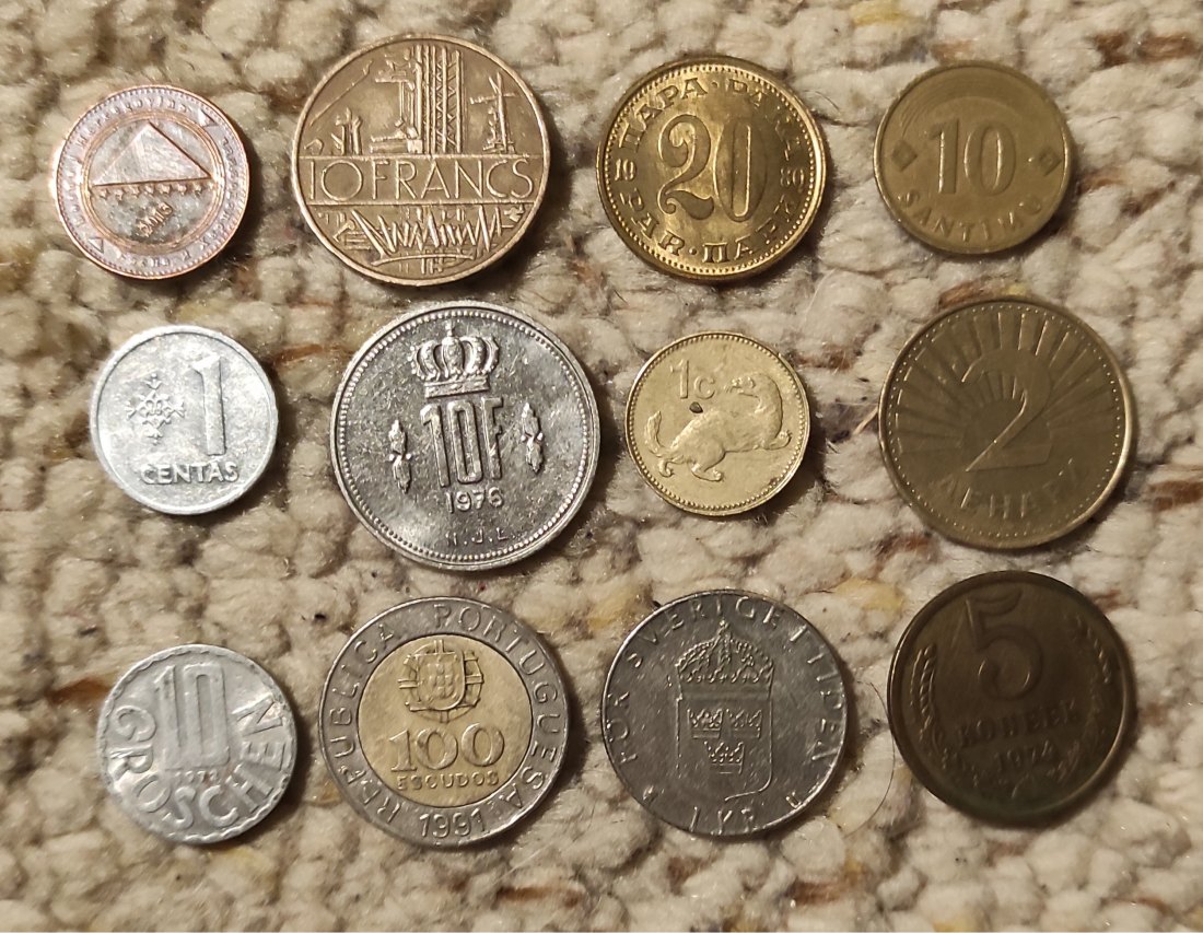  12 Münzen / 12 Länder Europa 2   