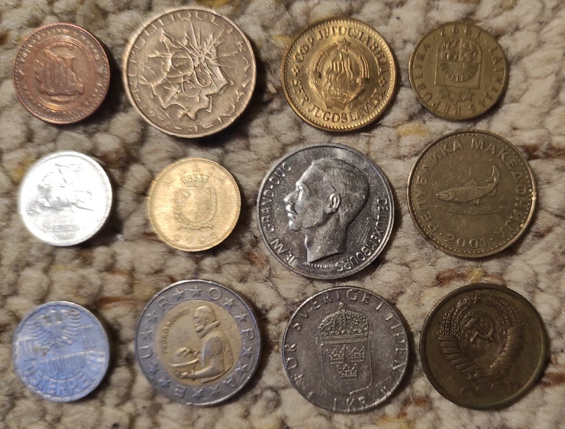  12 Münzen / 12 Länder Europa 2   