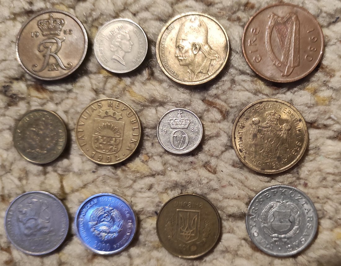  12 Münzen / 12 Länder Europa 3   