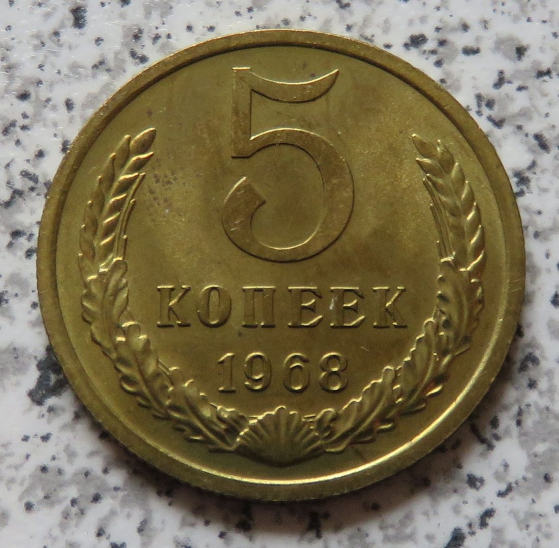  Sowjetunion 5 Kopeken 1968   