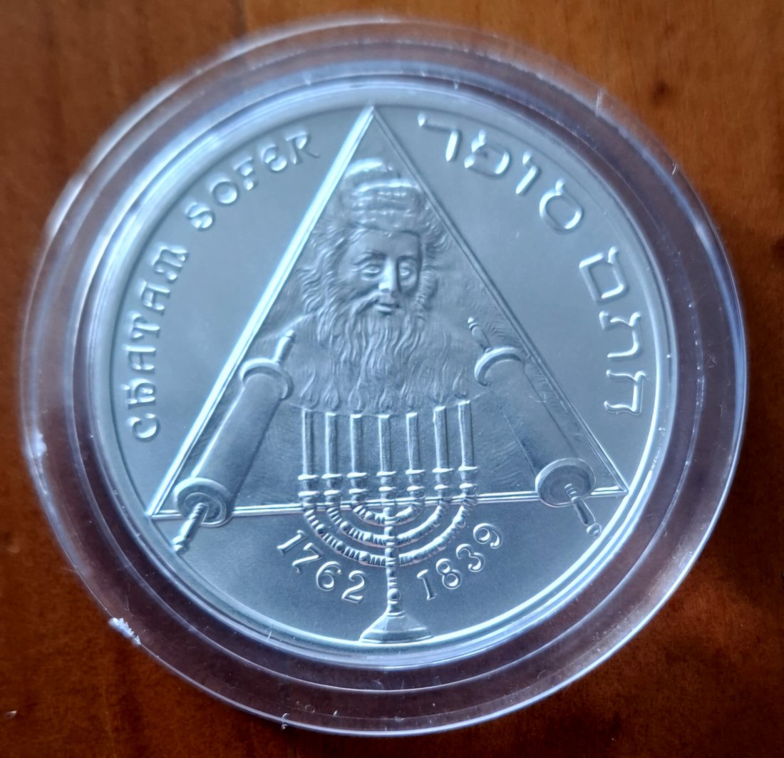  Slowakei 10 Euro Silber 2012 bu Rabbiner Chatam Sofer geb. Moses Schreiber   