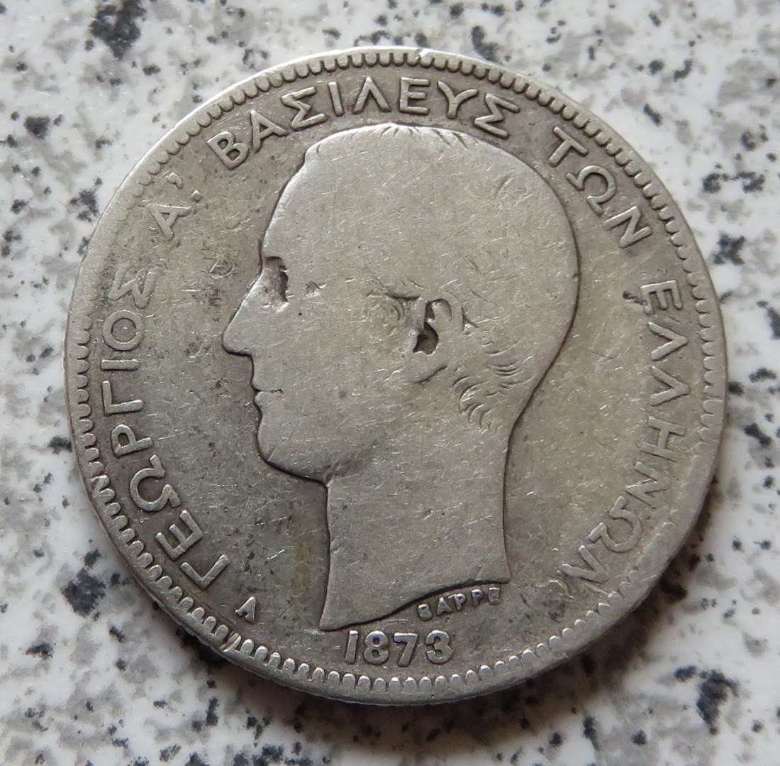  Griechenland 2 Drachmen 1873   