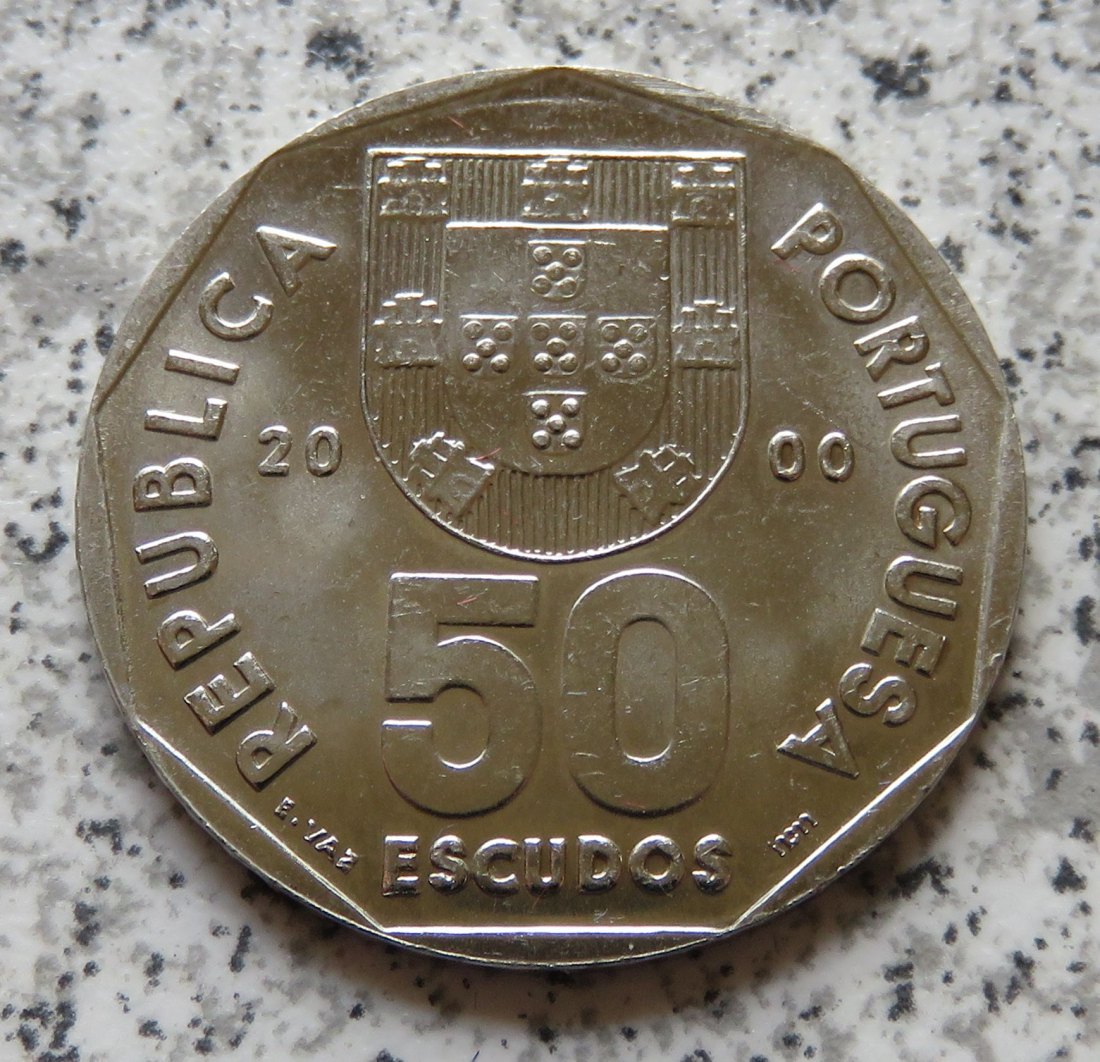  Portugal 50 Escudos 2000   