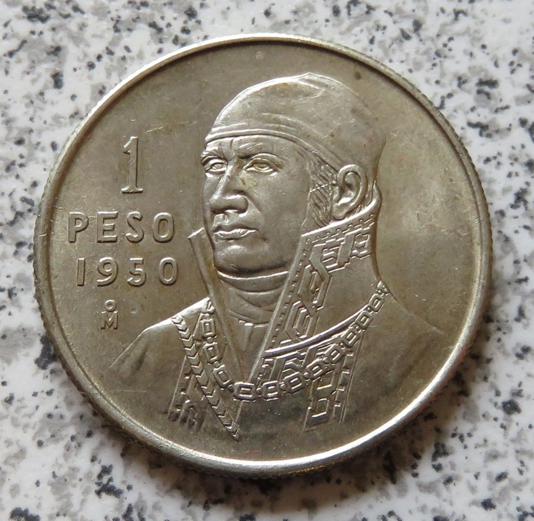  Mexiko 1 Peso 1950   