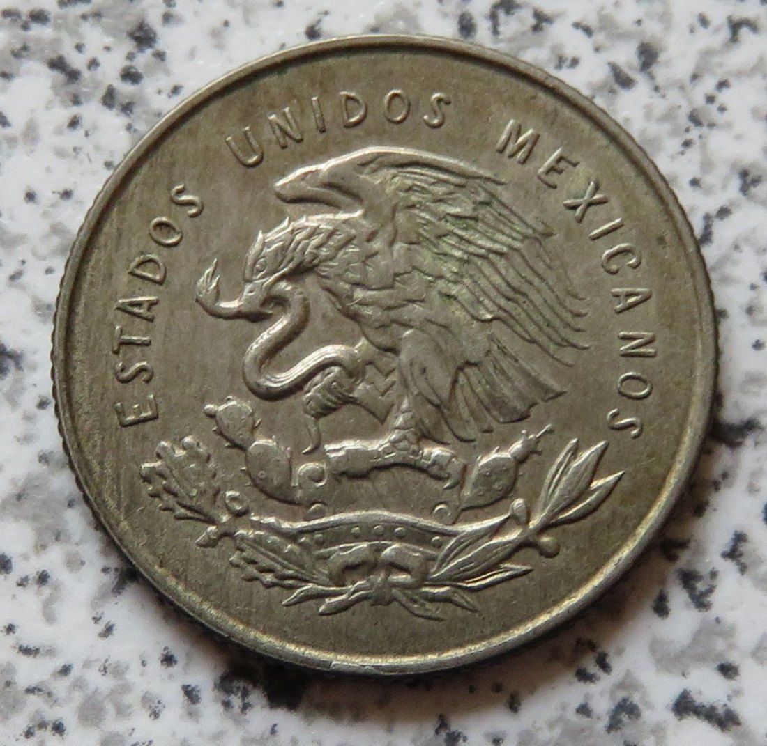  Mexiko 25 Centavos 1951, Silber   