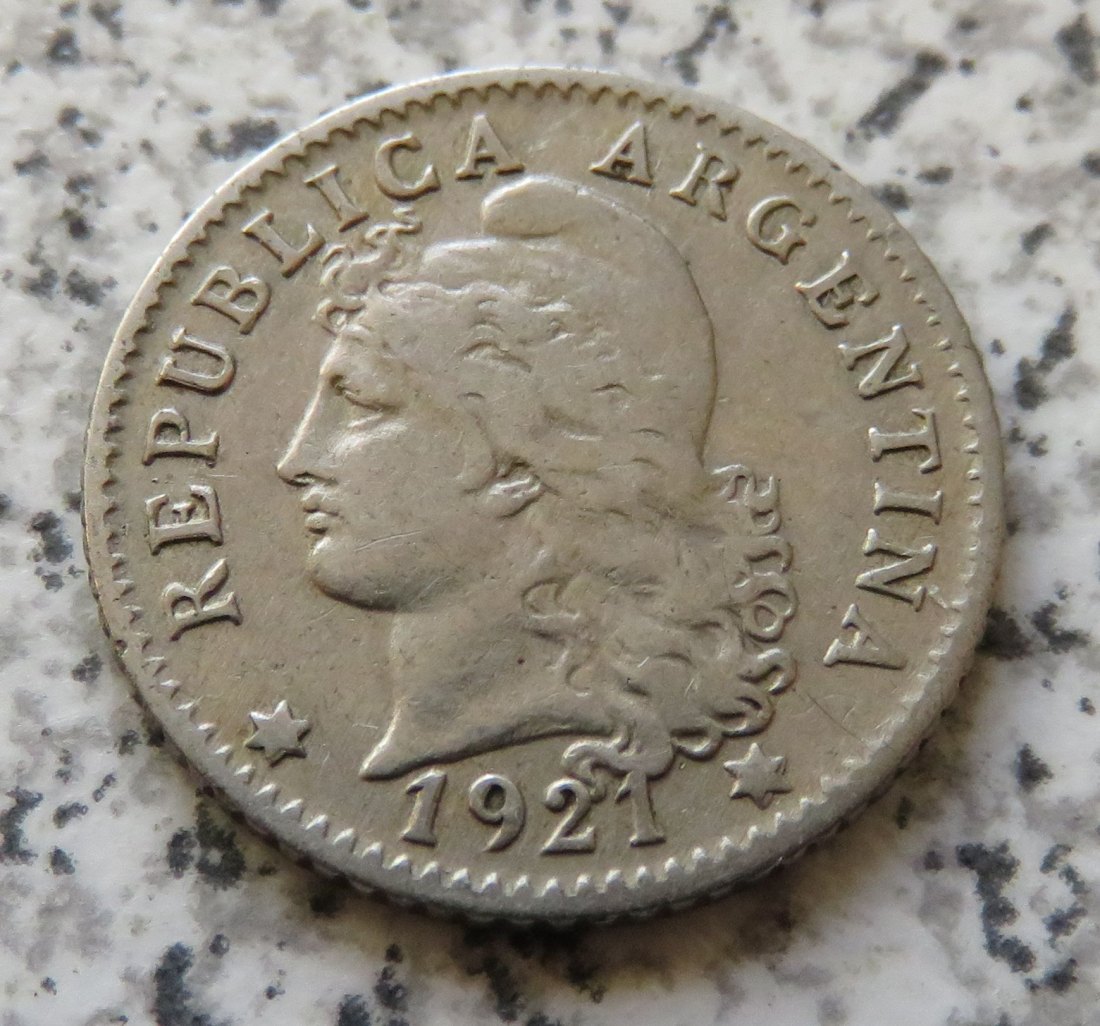  Argentinien 5 Centavos 1921   