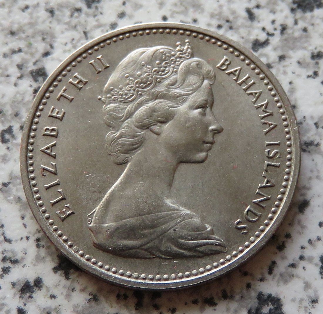  Bahamas 5 Cents 1966   