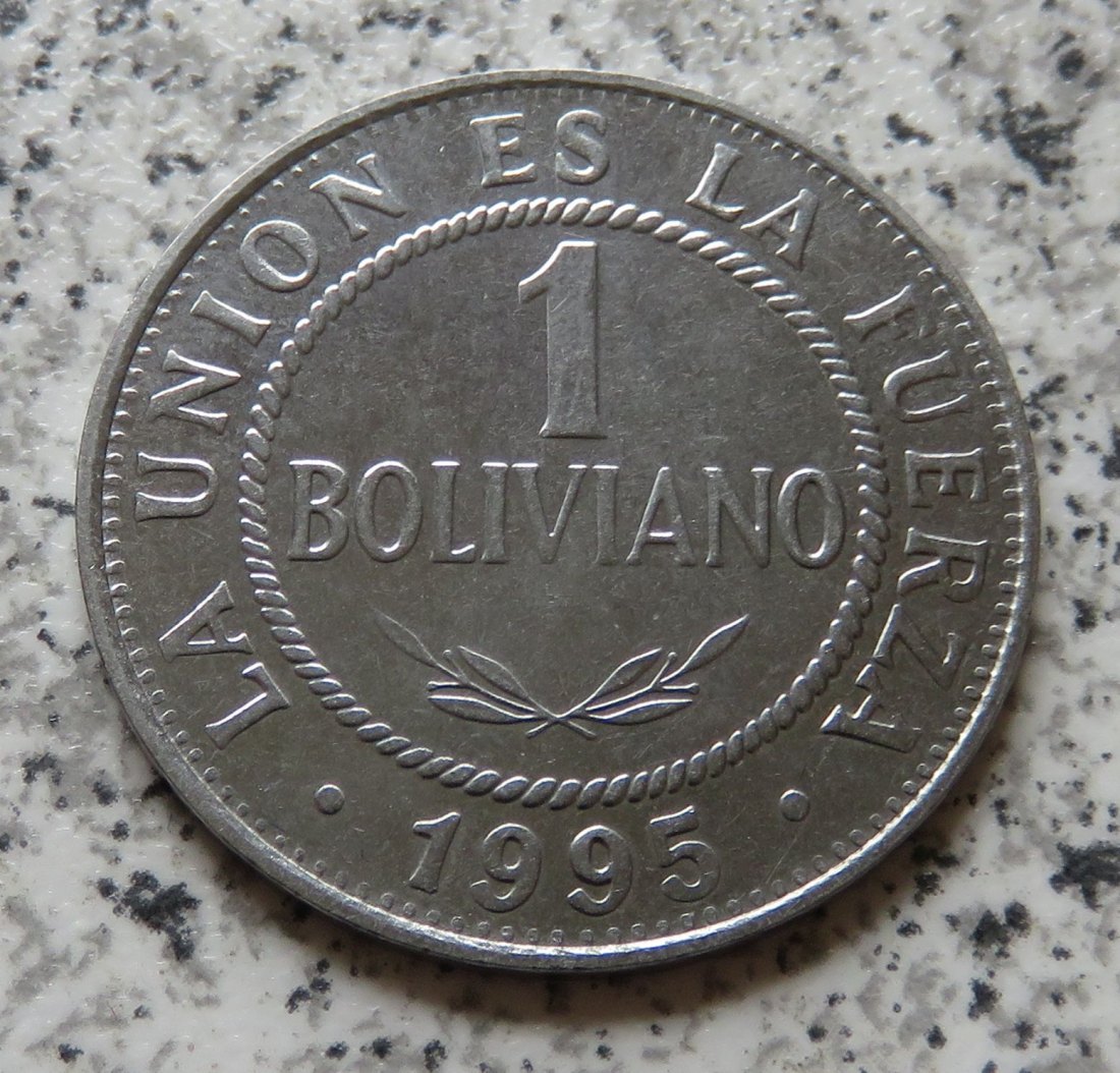  Bolivien 1 Boliviano 1995   