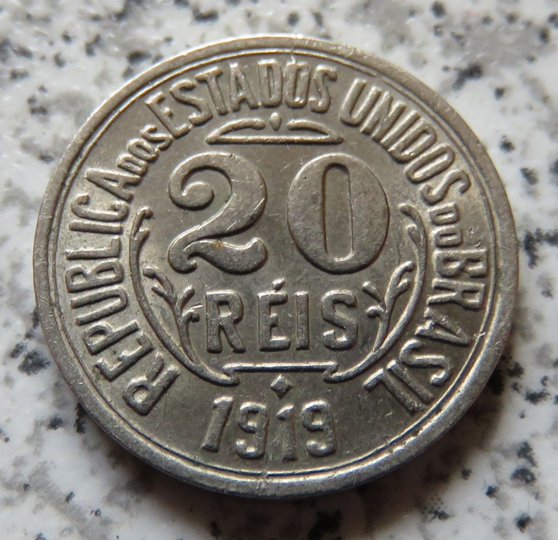  Brasilien 20 Reis 1919   