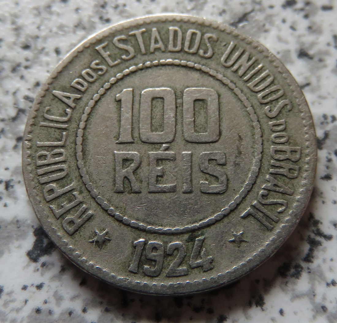  Brasilien 100 Reis 1924   
