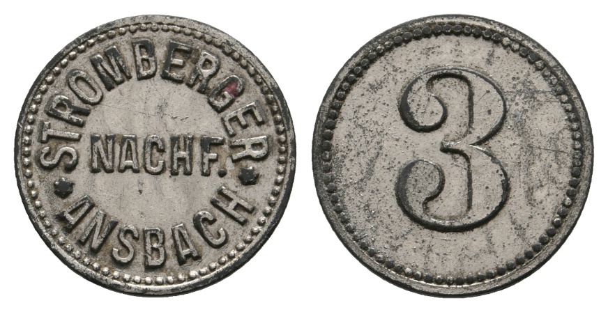  Bayern, Ansbach, Stromberger Nachf., 3; Menzel -   