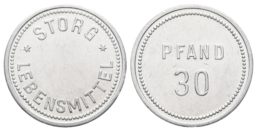  Bayern, Storg Lebensmittel, Pfand 30; Menzel -   