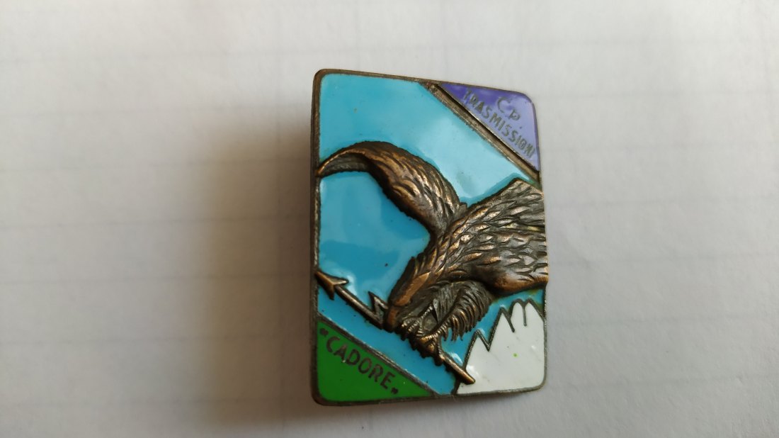  Sign - Cp.Trassmisioni Cadore - Alpine Brigade - Italia   