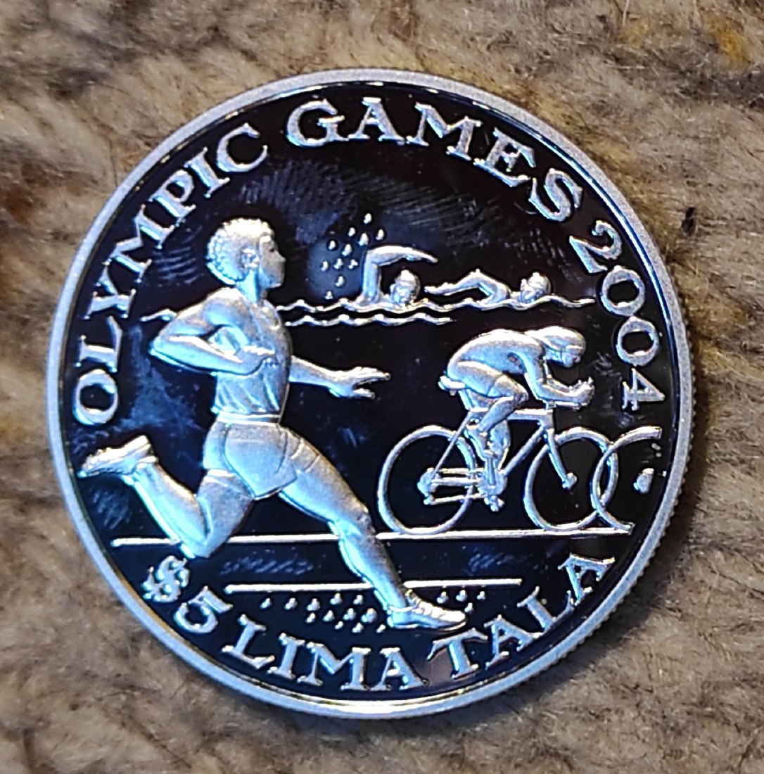  Tokelau 5 Lima Tala 2003 SILBER   