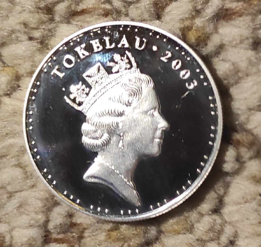  Tokelau 5 Lima Tala 2003 SILBER   