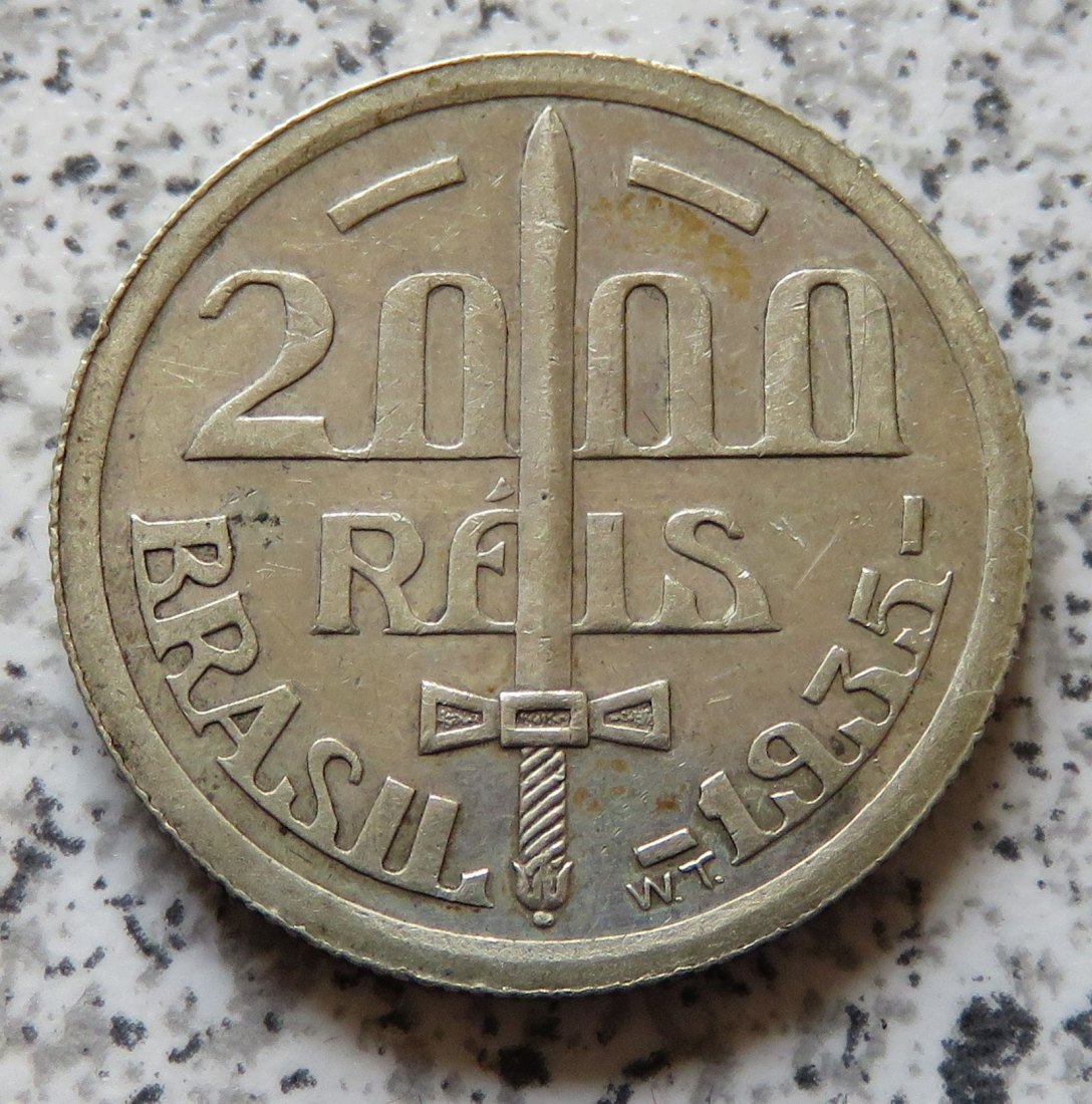  Brasilien 2000 Reis 1935   