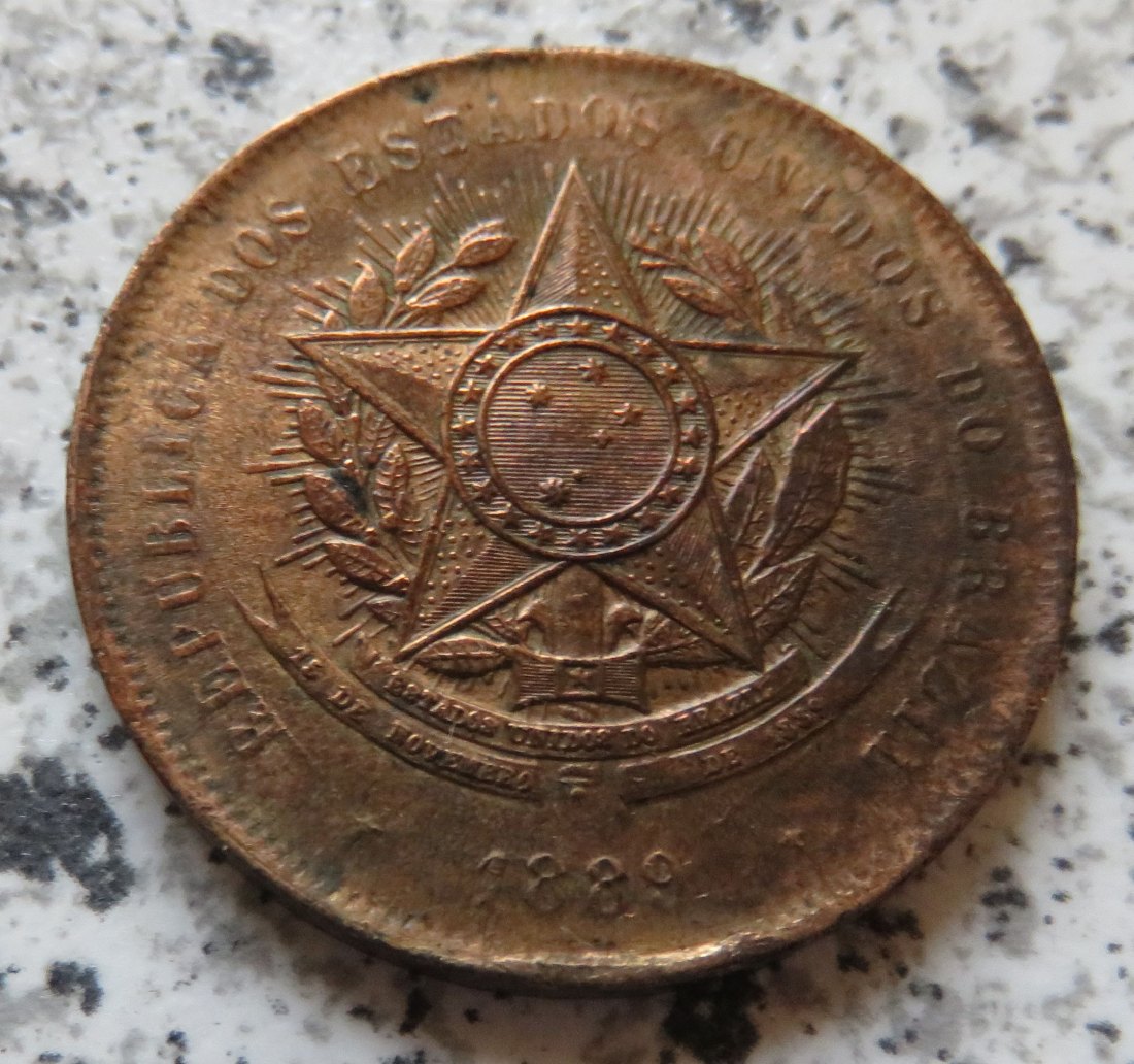  Brasilien 20 Reis 1889   