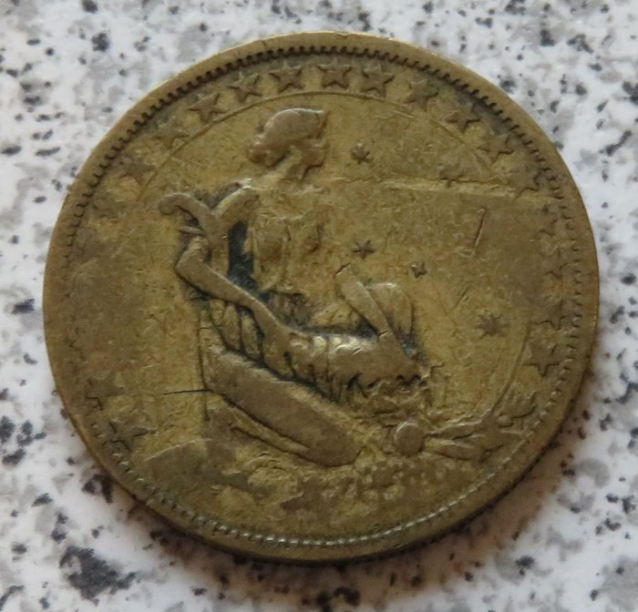  Brasilien 1000 Reis 1928, Belegstück   