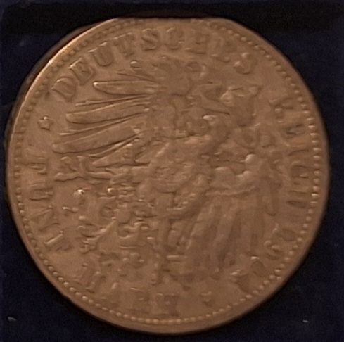 Deutsches Kaiserreich. 5 Mark. 1904 Silber unter Kurs   
