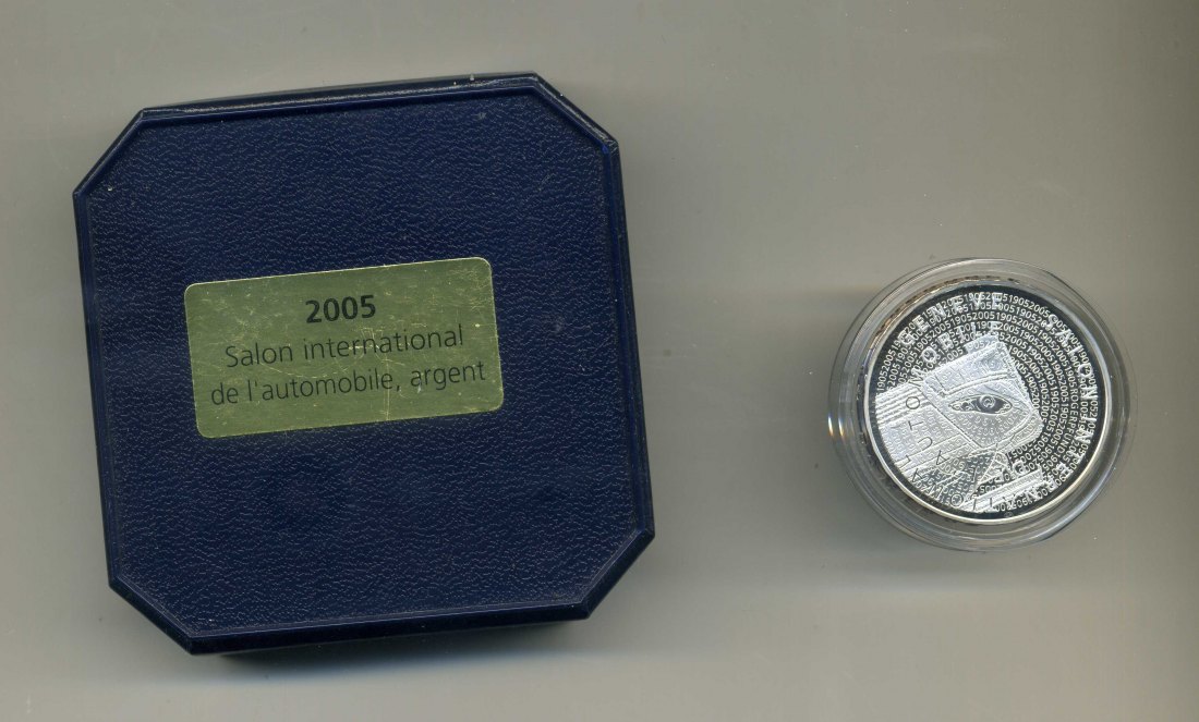  20 Franken 2005 Automobilsalon Genf PP ovp+Zert.+Etui   