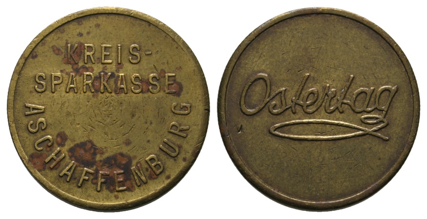  Bayern, Aschaffenburg, Kreissparkasse, Ostertag; Menzel -   