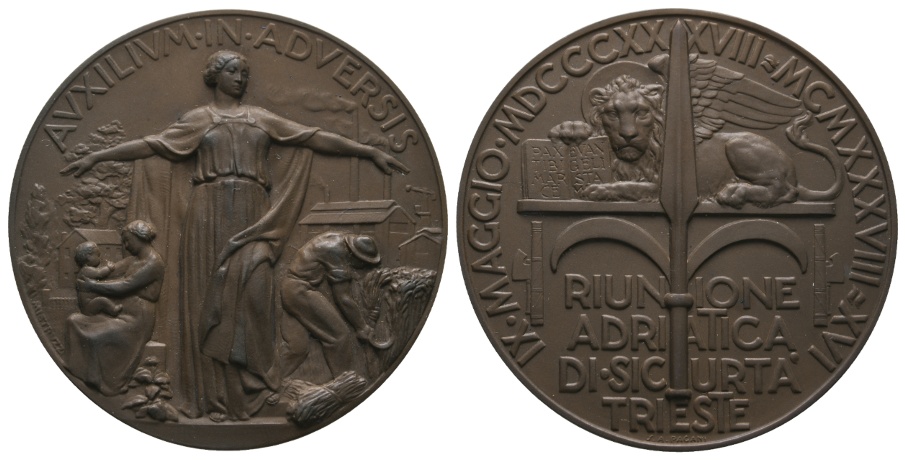  Medaille; Bronze; 79,66 g; Ø 57 mm, im Orig. Etui   