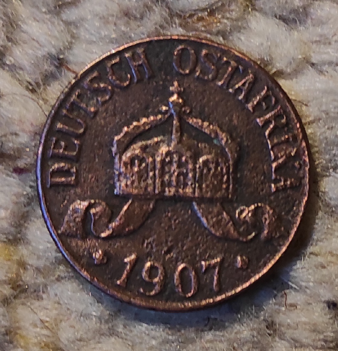  Deutsch-Ostafrika 1 Heller 1907   